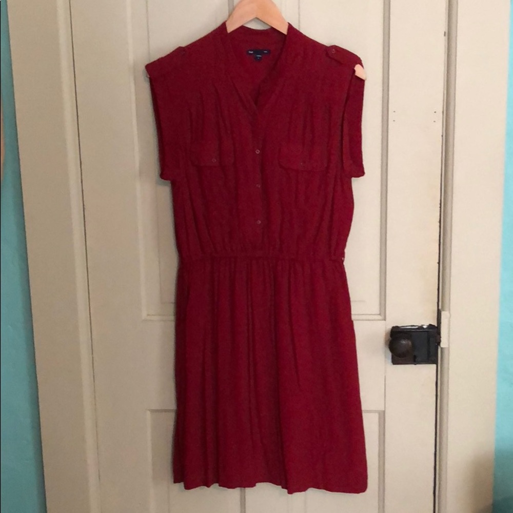 GAP Red Polka Dot Dress